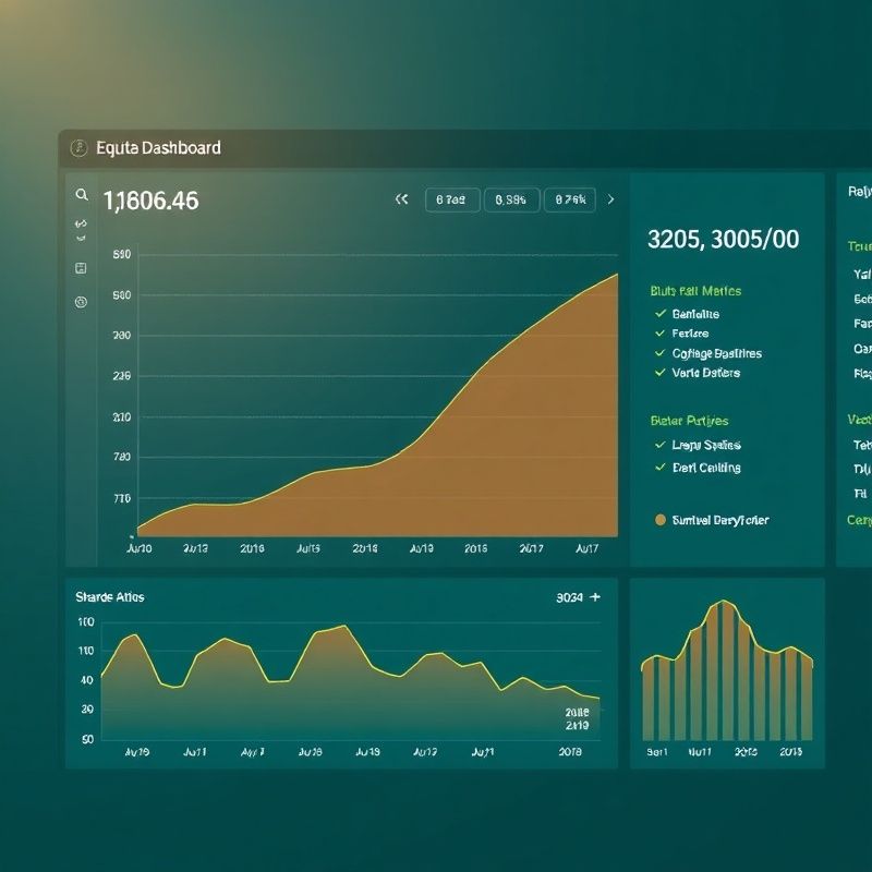 Equity křivka backtest reportu s panelem klíčových metrik